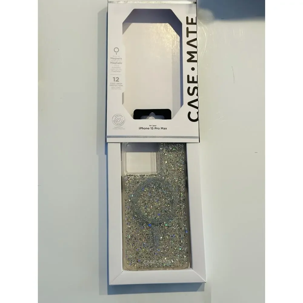 NEW Original Case-Mate Phone Case for Apple iPhone 15 Pro Max - Twinkle Disco